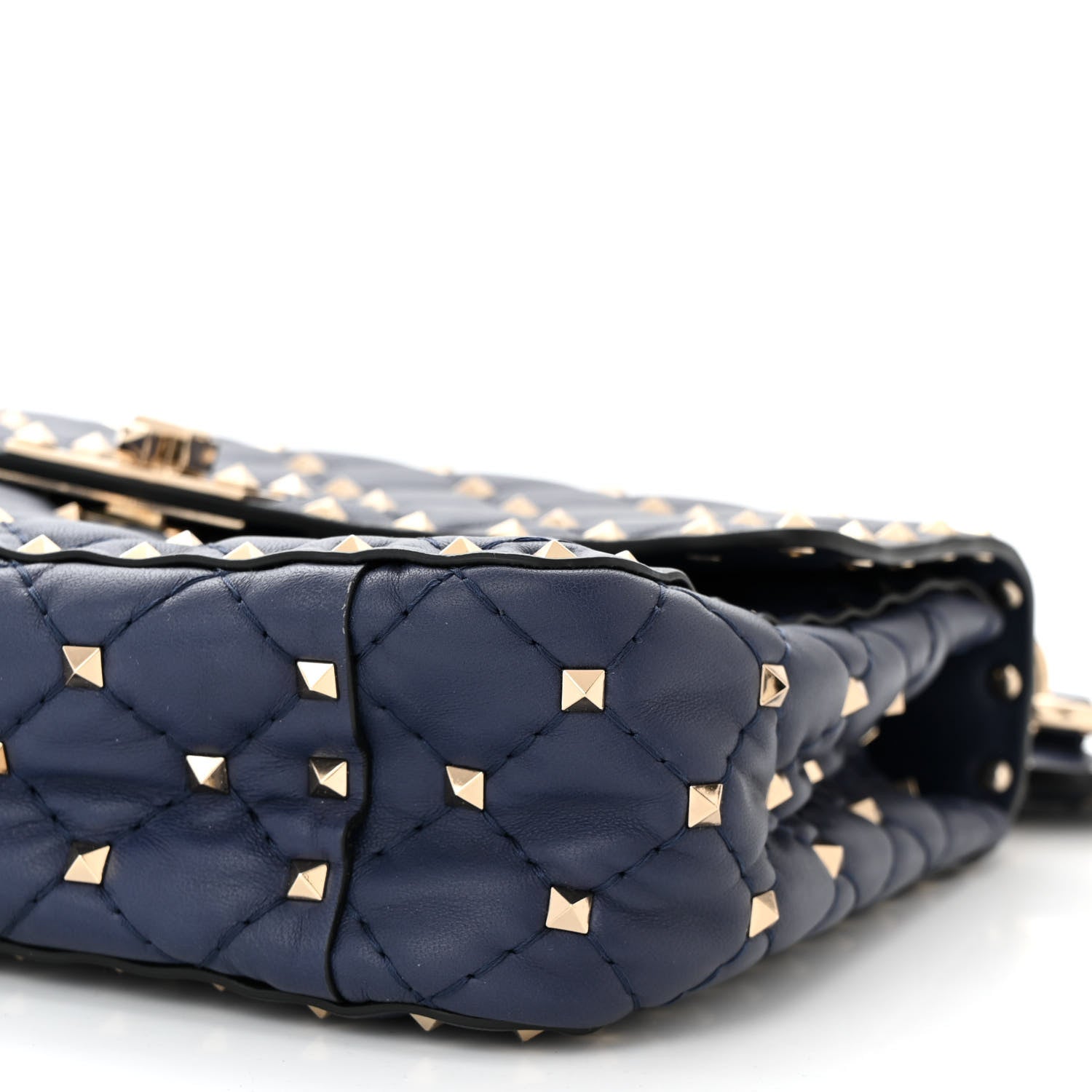 Valentino Garavani Nappa Medium Rockstud Spike Shoulder Bag Angel 9 of 9