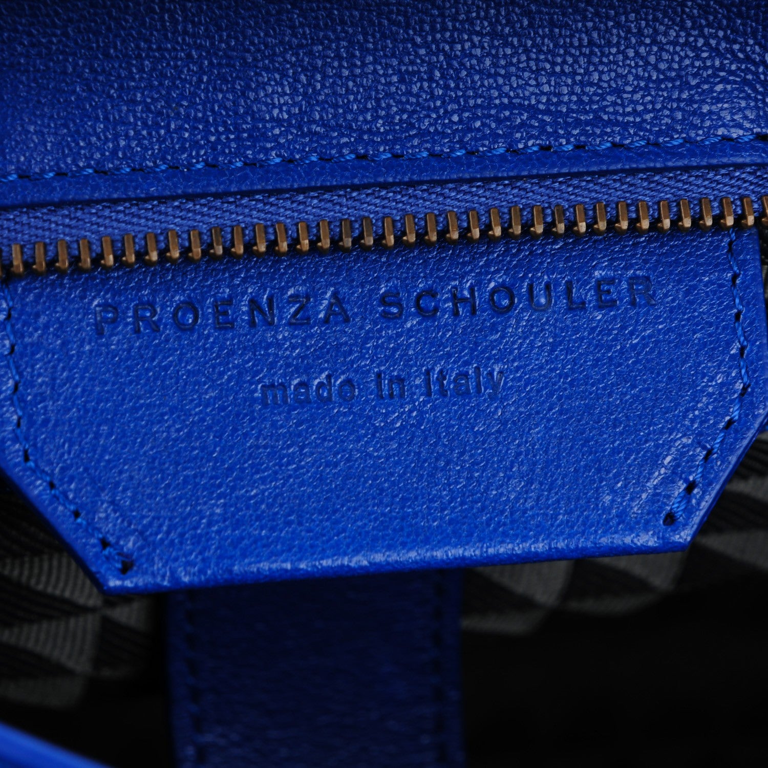 Proenza Schouler Lambskin Medium PS1 Satchel Royal Blue 6 of 7