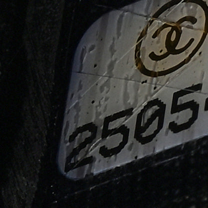 Chanel Caviar Chevron Quilted Boy Wallet On Chain WOC Black 7 of 10