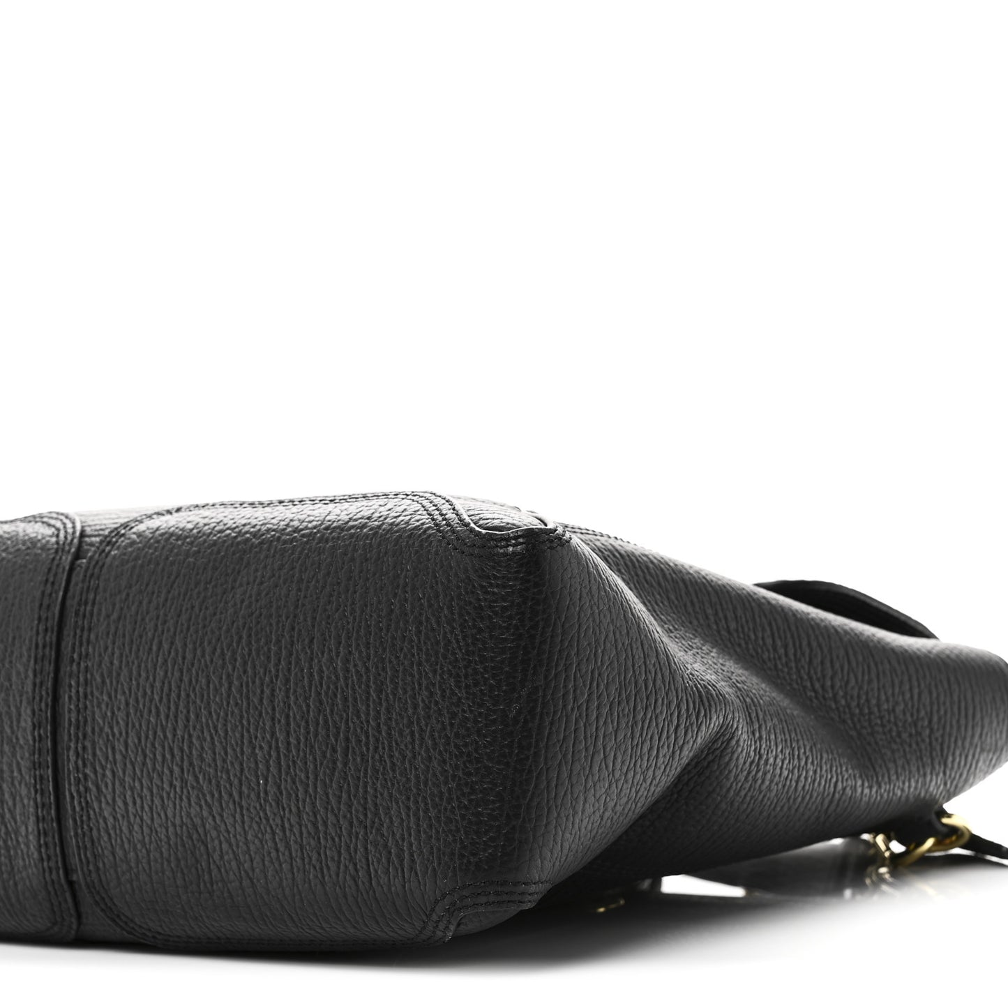 Textured Calfskin Medium Pashli Satchel Black
