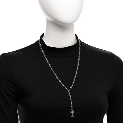 Chrome Hearts Sterling Silver Tiny E Rosary Necklace 2 of 4