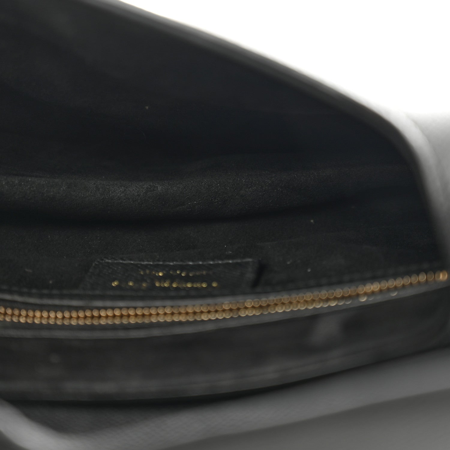 Christian Dior Grained Calfskin Saddle Bag Black 5 of 12