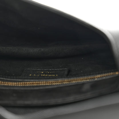 Christian Dior Grained Calfskin Saddle Bag Black 5 of 12