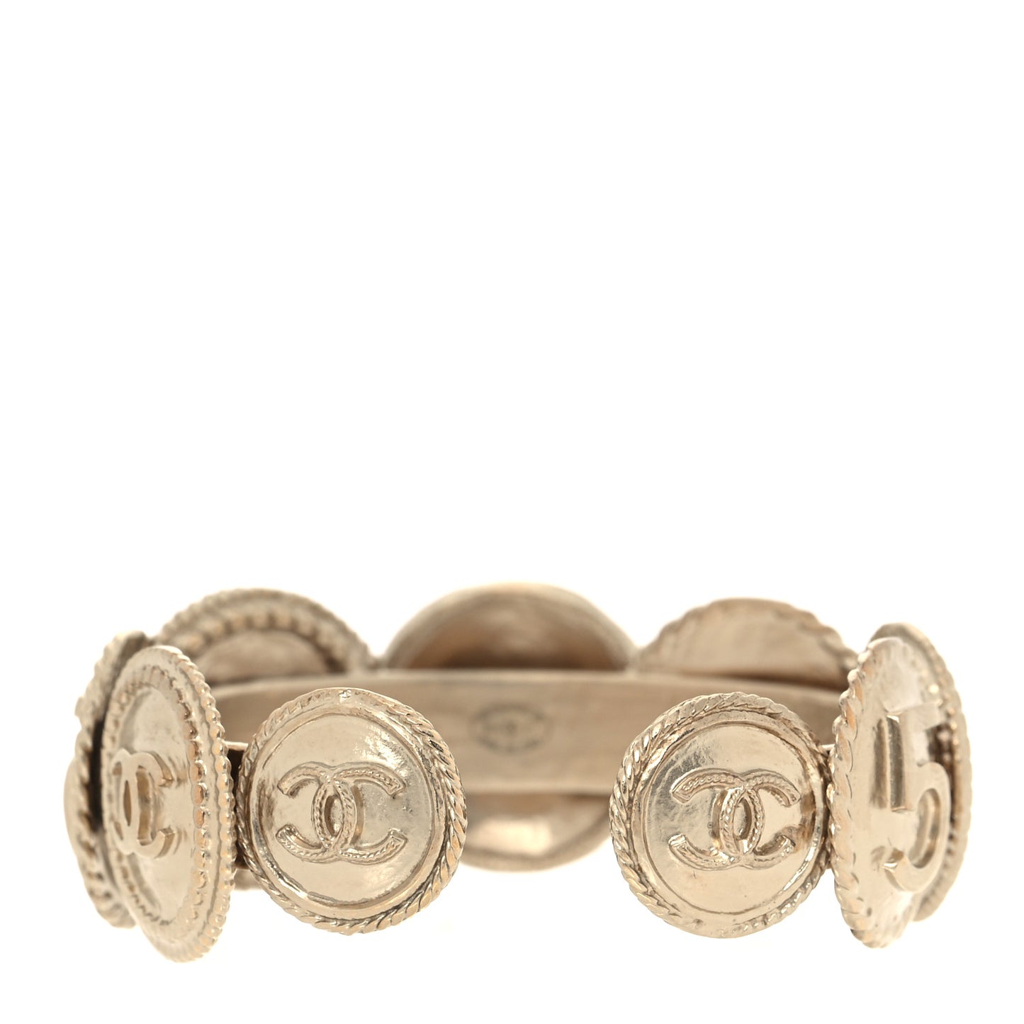 Medallion Precious Symbols Cuff Gold