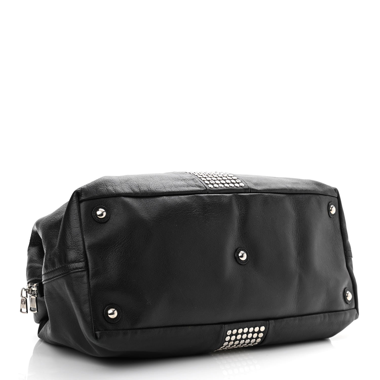 Saint Laurent Calfskin Studded Easy Sac Black 4 of 16