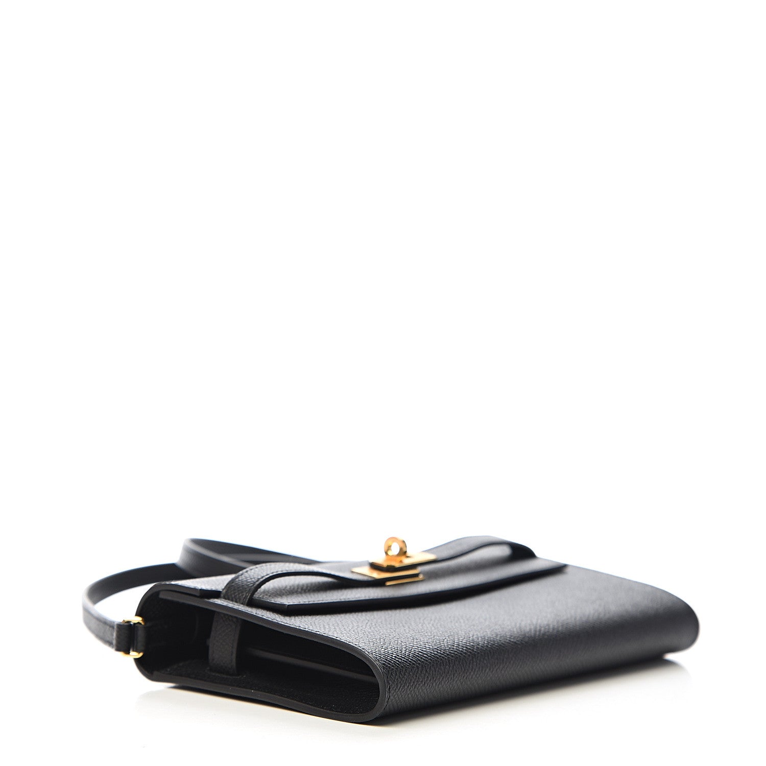 Hermes Epsom Kelly Wallet To Go Black 3 of 10