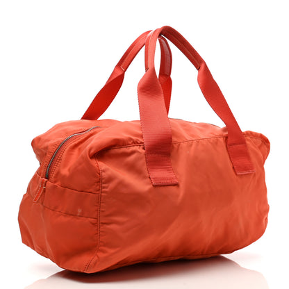 Prada Nylon Vela Sport Duffle Papaya 2 of 16