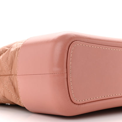 Chanel Aged Calfskin Quilted Medium Gabrielle Hobo Pink 9 of 10