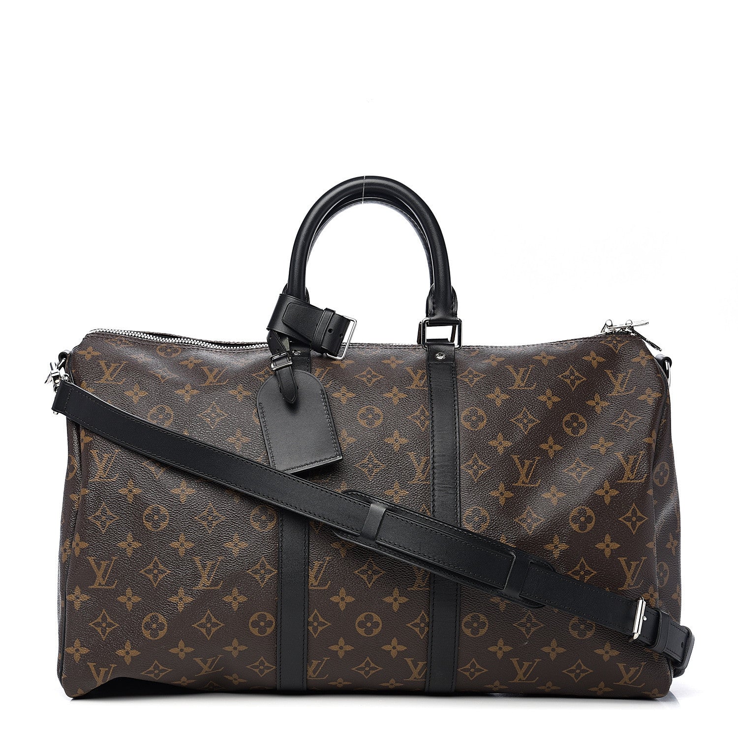Louis Vuitton Monogram Macassar Keepall Bandouliere 45 1 of 11