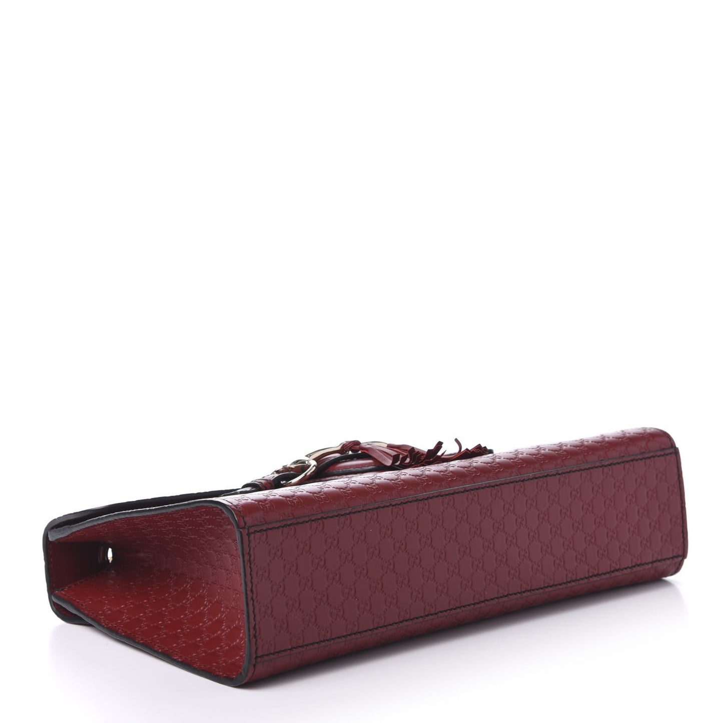 Microguccissima Medium Emily Chain Shoulder Bag Red
