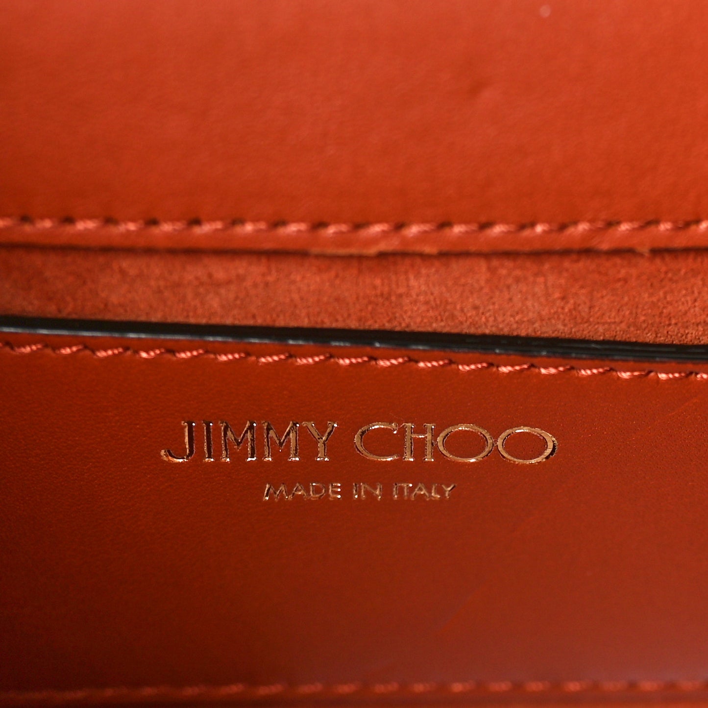 Calfskin Crocodile Embossed Varenne Chain Clutch Cuoio