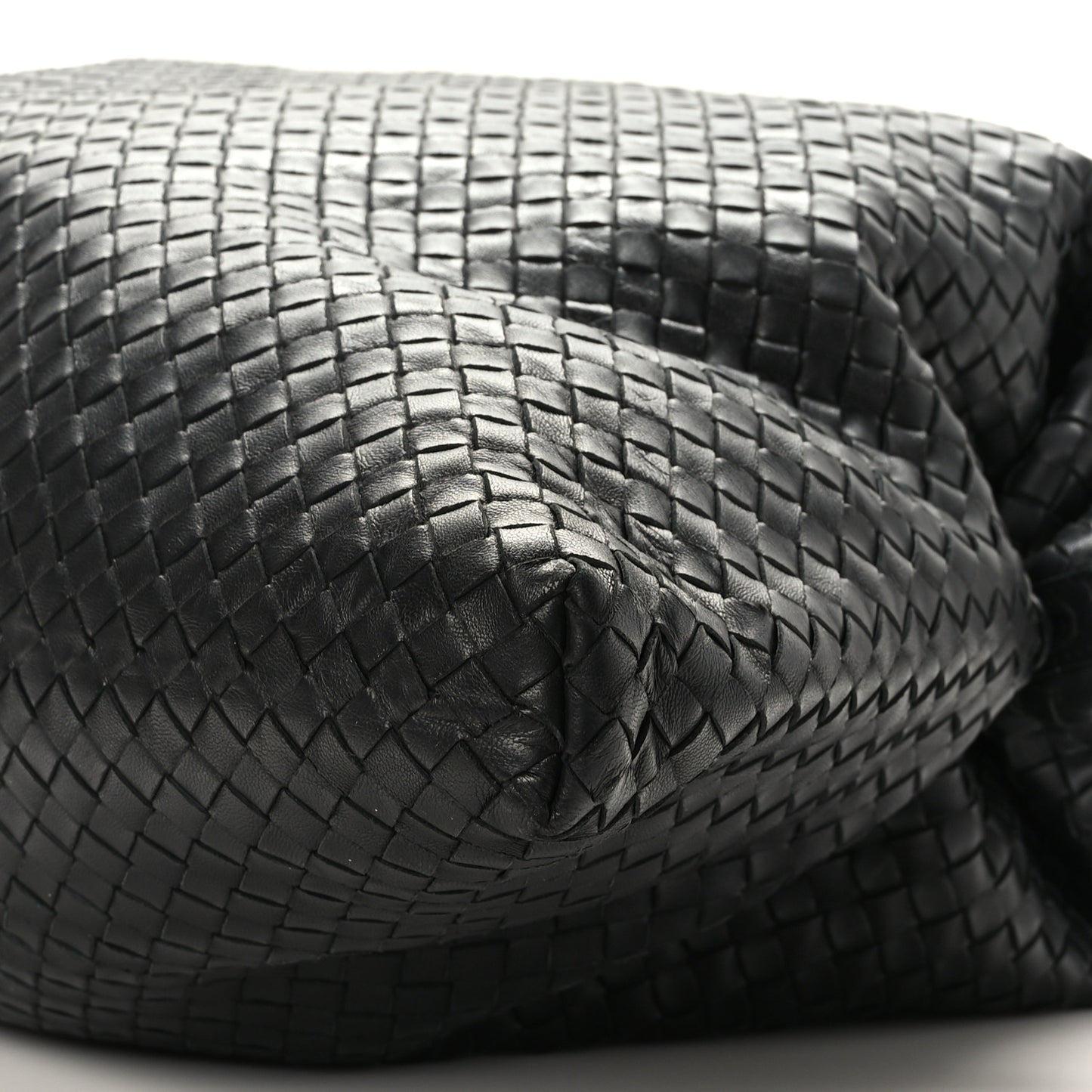 Nappa Intrecciato Maxi Convertible Tote Black