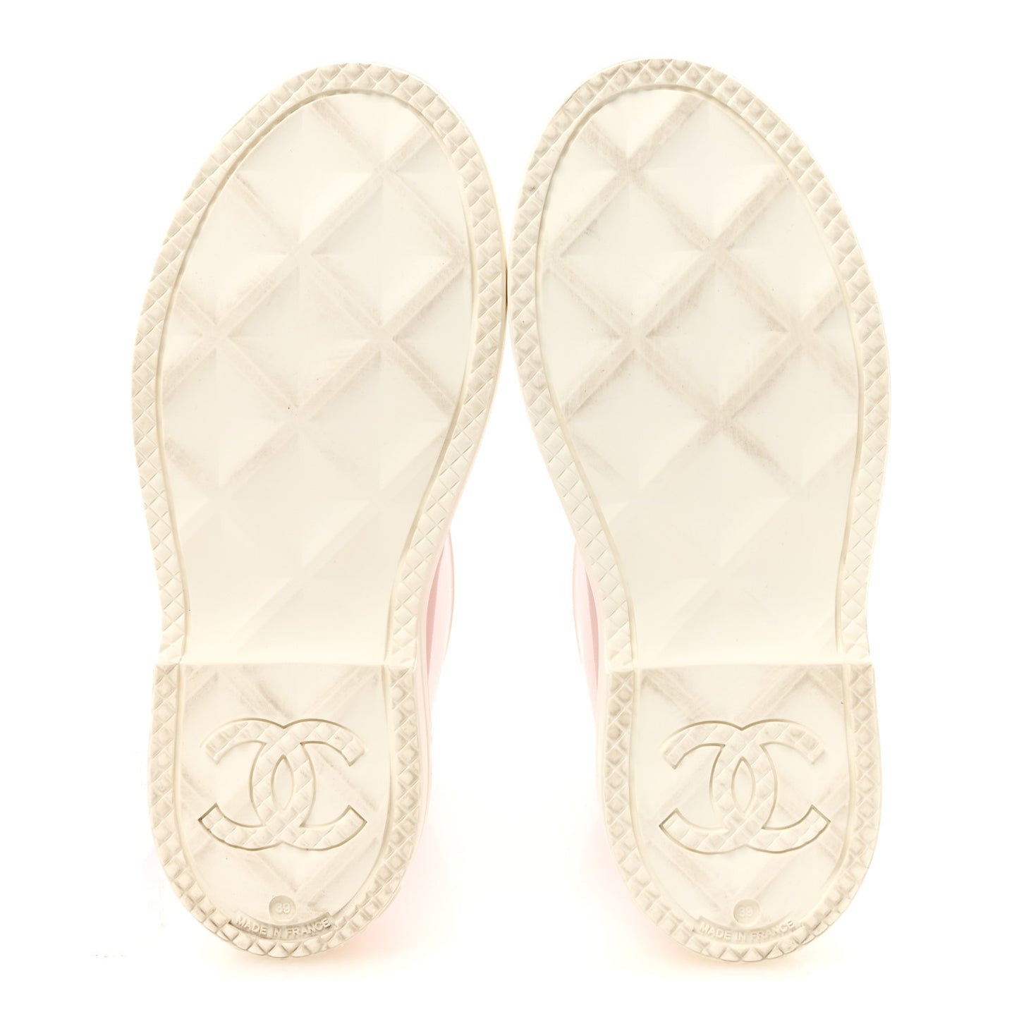 Caoutchouk CC High Boots 39 Light Pink White