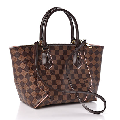 Louis Vuitton Damier Ebene Caissa Tote PM Rose Ballerine 3 of 10