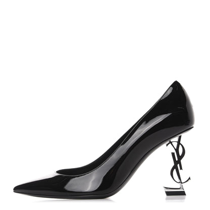 Saint Laurent Patent Opyum 85 Pumps 35.5 Black 1 of 10