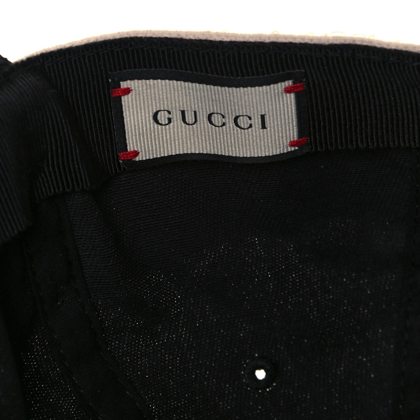 Gabardine Gucci Headband Baseball Hat M Black
