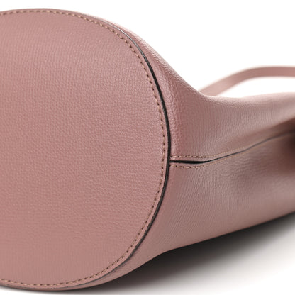Burberry Calfskin Small Lorne Bucket Crossbody Light Elderberry 6 of 9