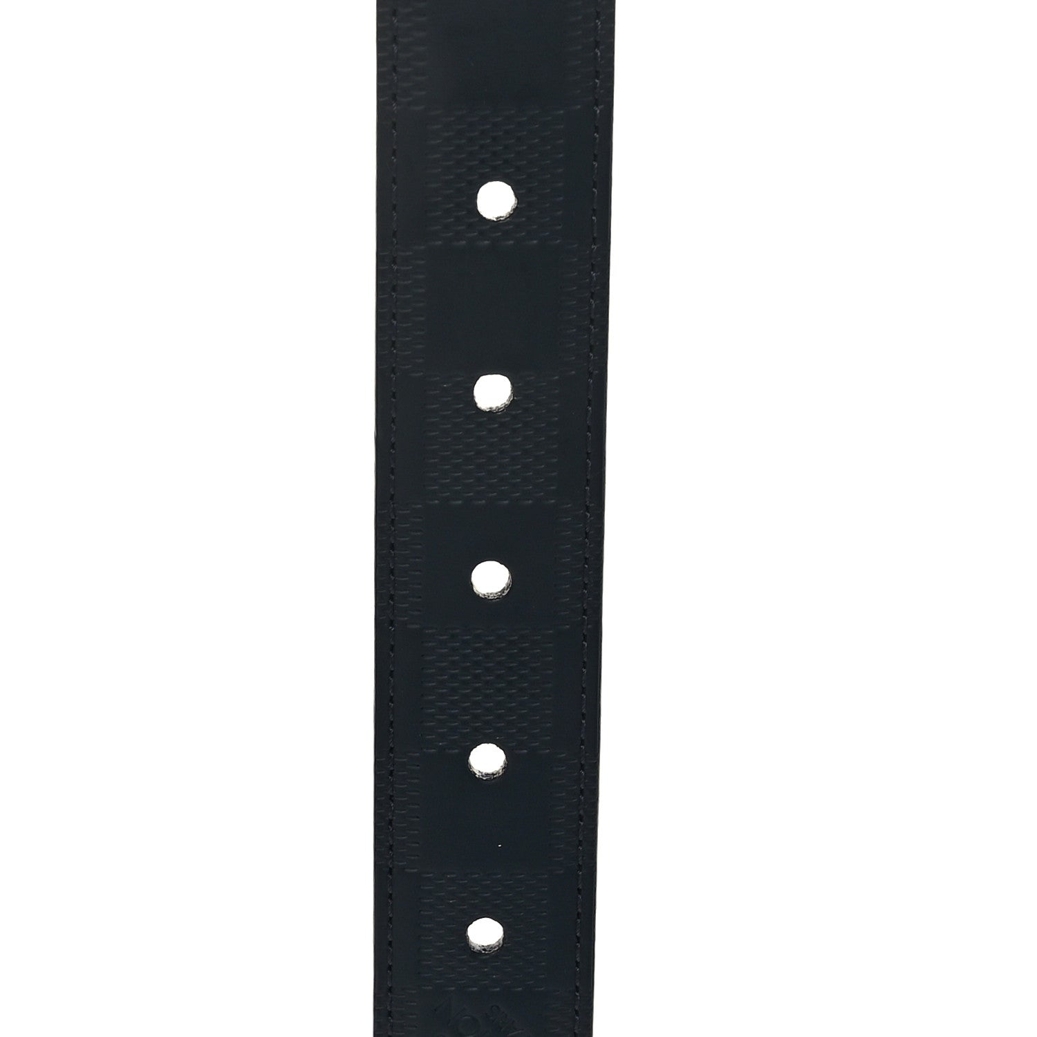 Louis Vuitton Damier Infini Calfskin 35mm Slender Reversible Belt Blue 5 of 5