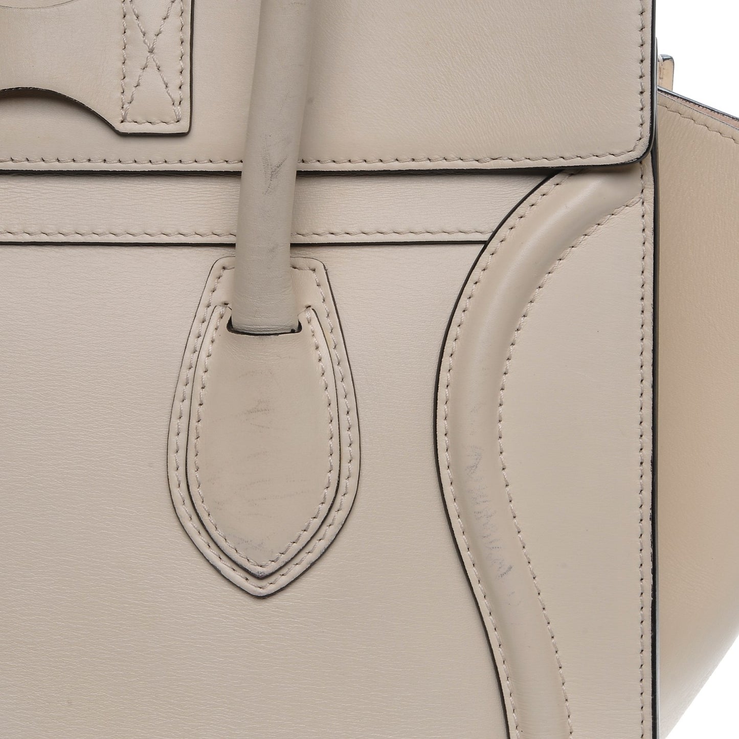 Smooth Calfskin Mini Luggage Ivory