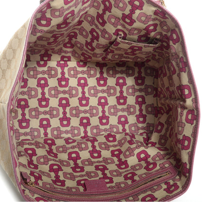 Gucci Monogram Large Jolicoeur Tote Pink 5 of 7