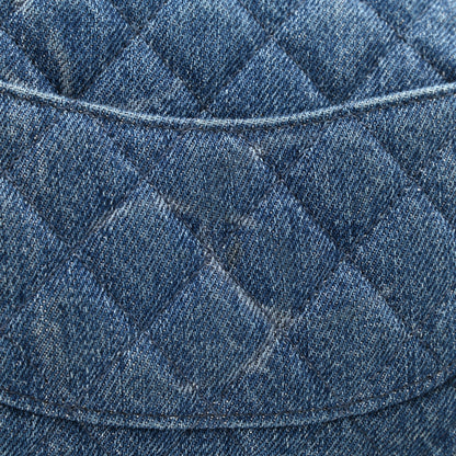Chanel Denim CC Quilted Mini Square Flap Blue 11 of 12