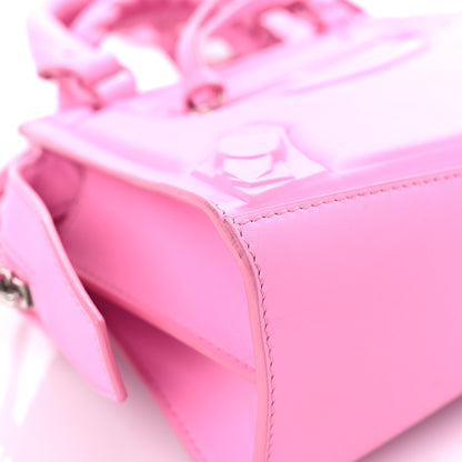 Balenciaga Cake Calfskin Tonal Hardware Mini Neo Classic City Rose 7 of 18