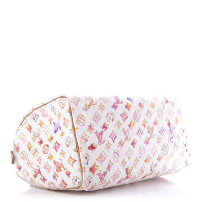 Louis Vuitton Watercolor Aquarelle Speedy 35 White 3 of 10