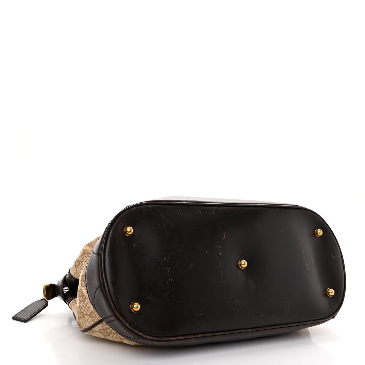 Monogram Crocodile Web Secret Top Handle Satchel Brown