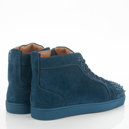 Christian Louboutin Suede Louis Spikes Flat Mens Sneakers 45 6 of 7