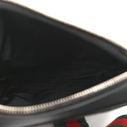 Gucci GG Supreme Monogram Web Belt Bag Dark Brown 5 of 10