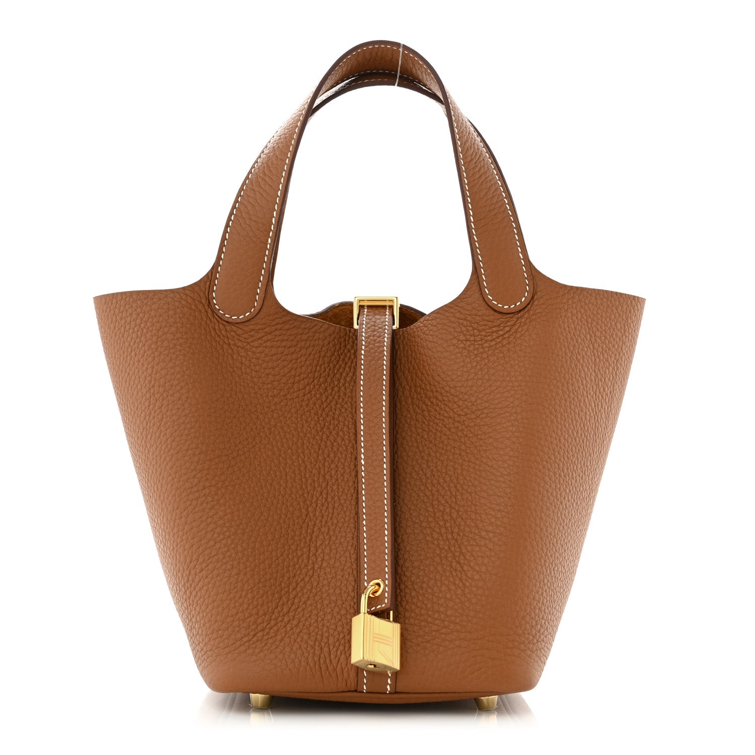 Hermes Taurillon Clemence Picotin Lock 18 PM Gold 1 of 11