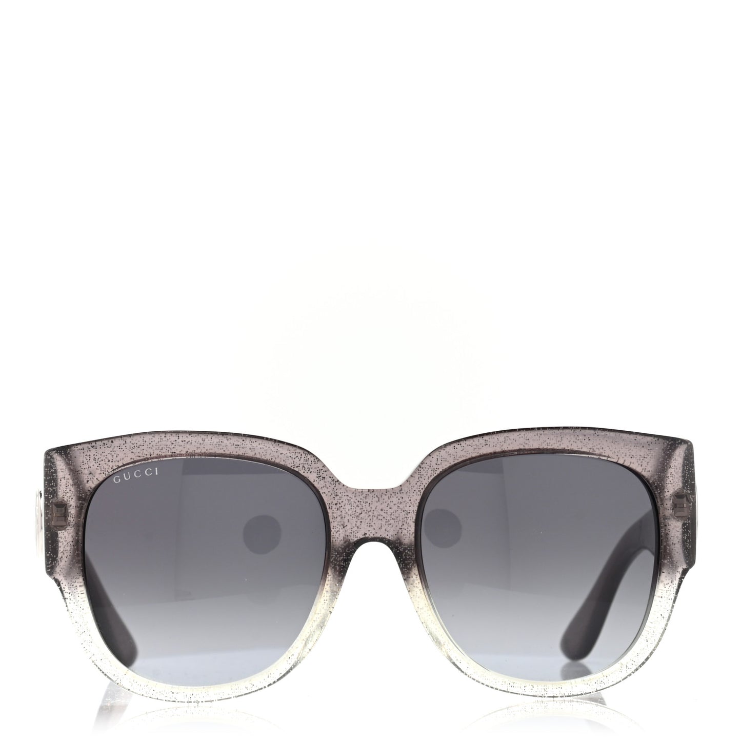 Glitter Square Optyl Sunglasses 3836/F/S Gray Silver
