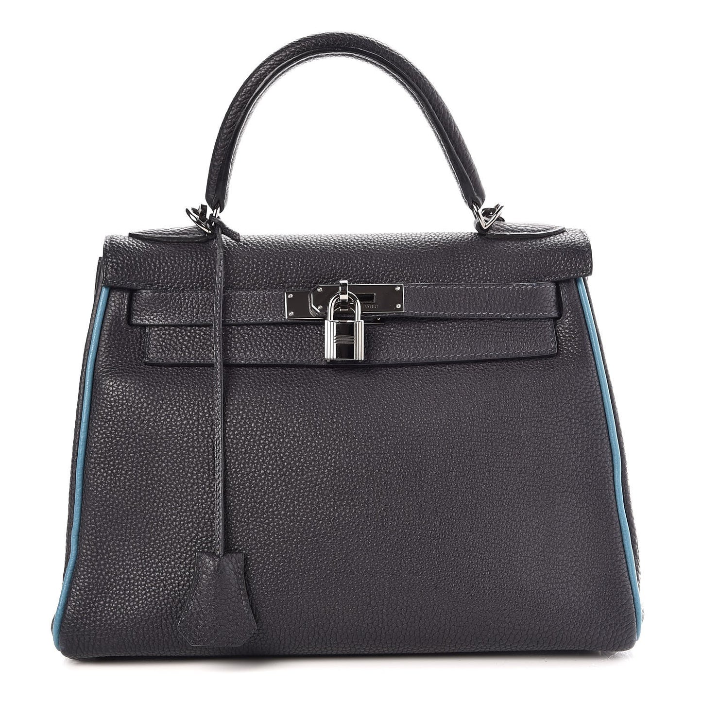 Togo Bi-Color Kelly Retourne 28 Indigo Blue Jean