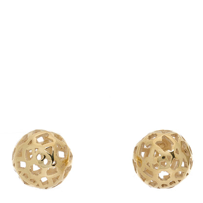 Tiffany 18K Yellow Gold Paloma Picasso Marrakesh Ball Earrings 1 of 4