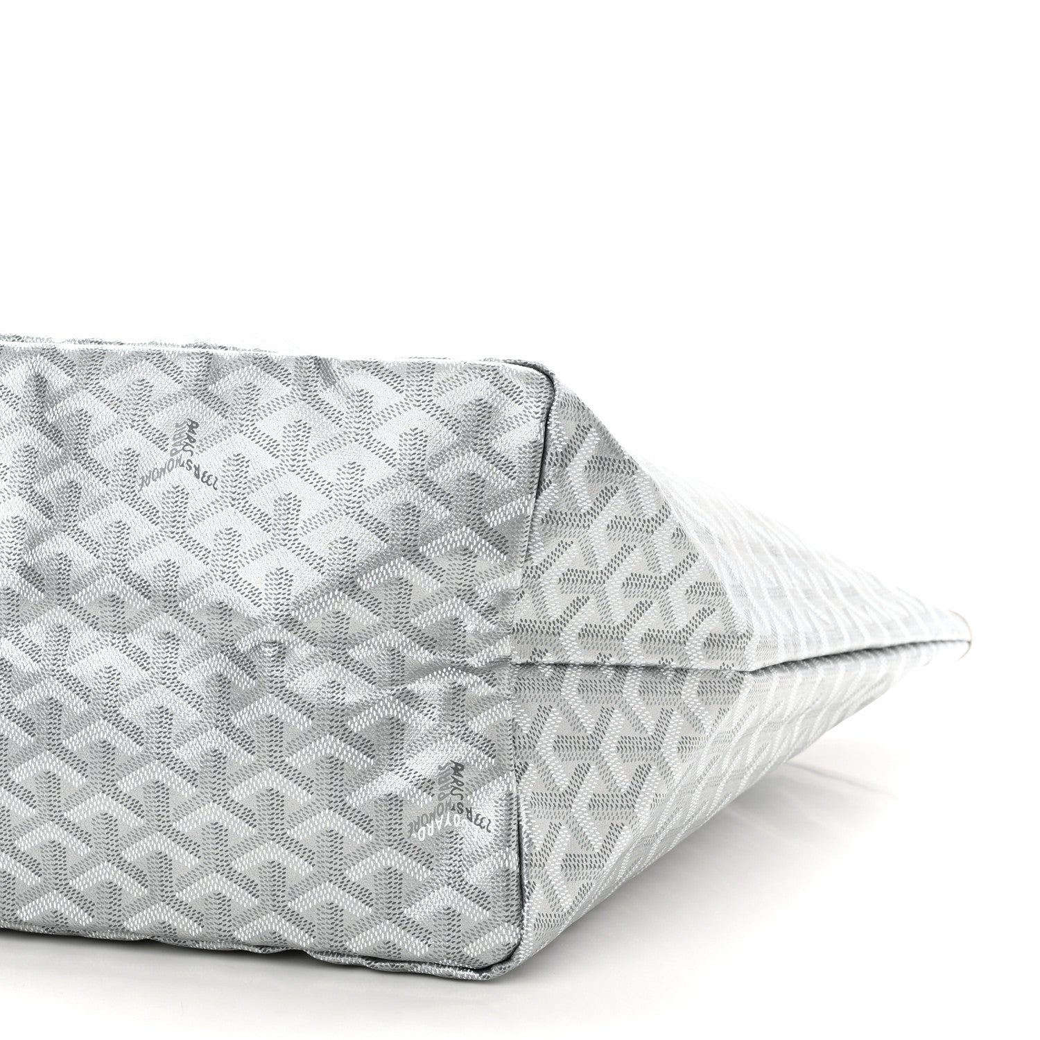 Goyard Goyardine Precious Metals Saint Louis GM Silver 10 of 10