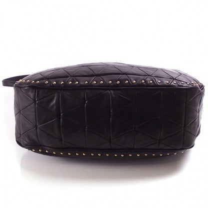 Miu Miu Nappa Studded Sacca Black 4 of 10