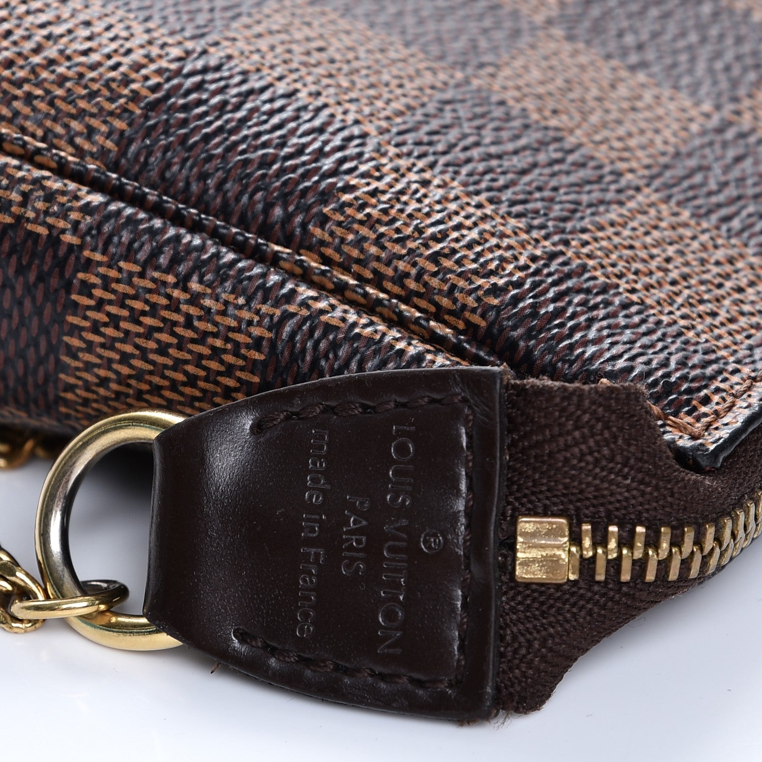 Louis Vuitton Damier Ebene Mini Pochette Accessories 6 of 7