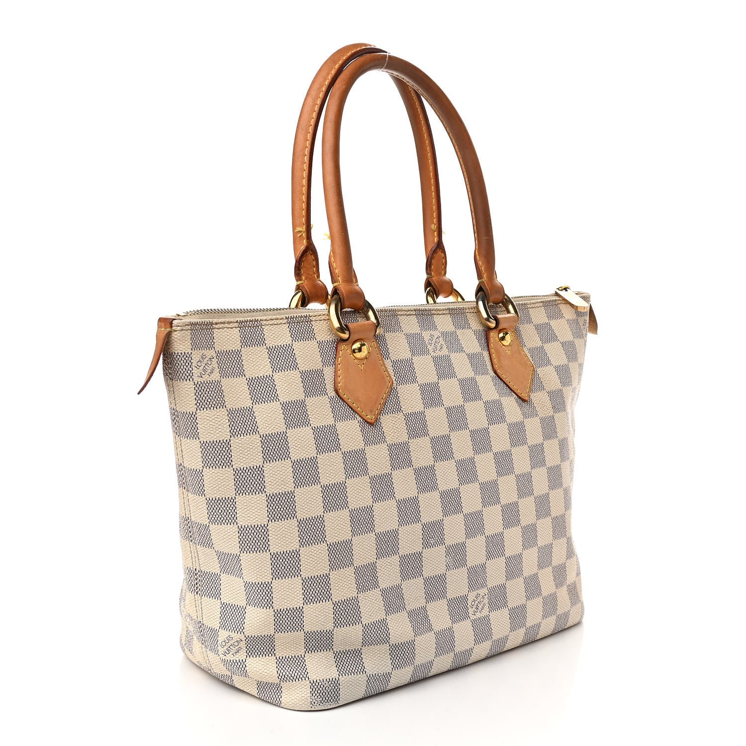 Louis Vuitton Damier Azur Saleya PM 3 of 13