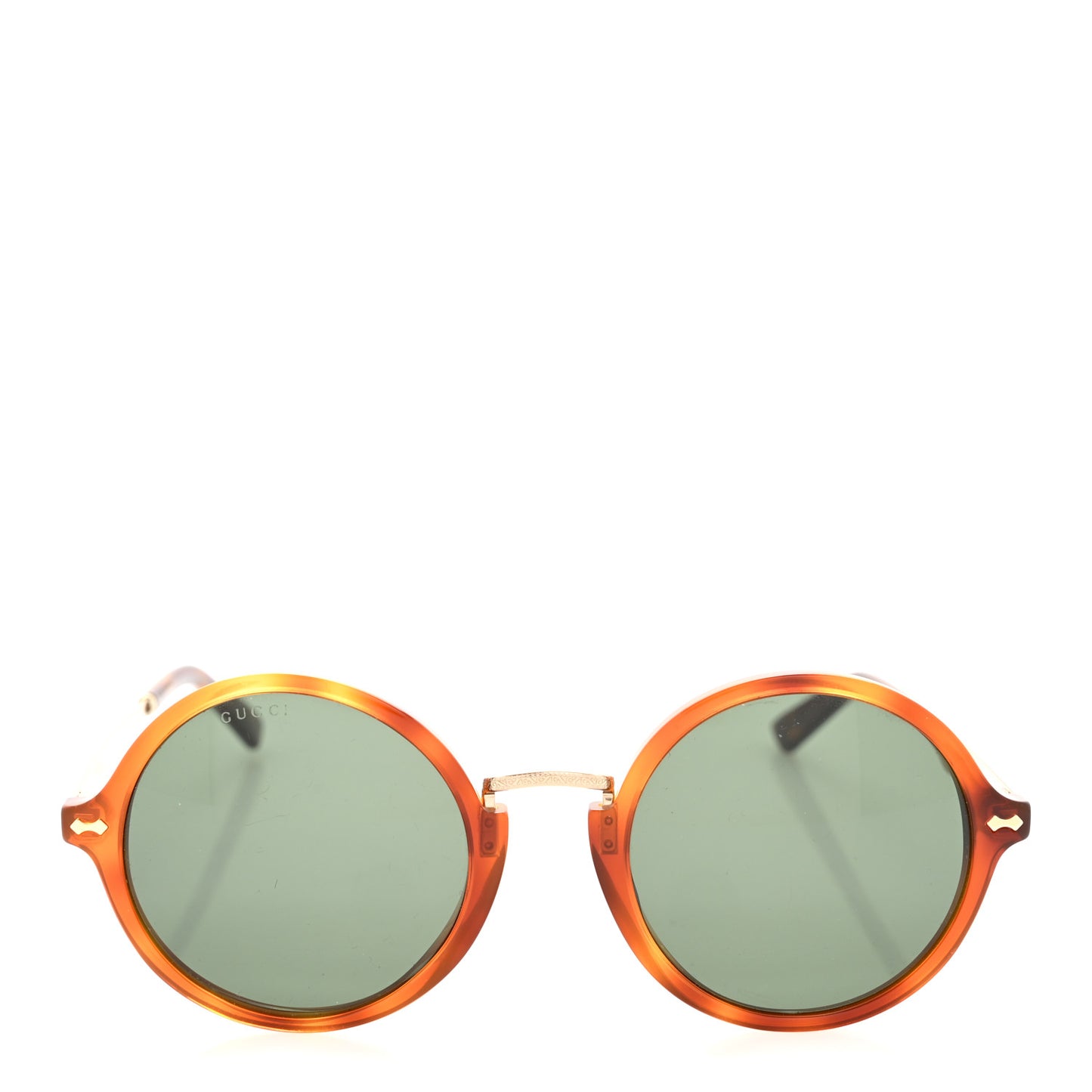 Acetate Round Frame Sunglasses GG1156/S Havana