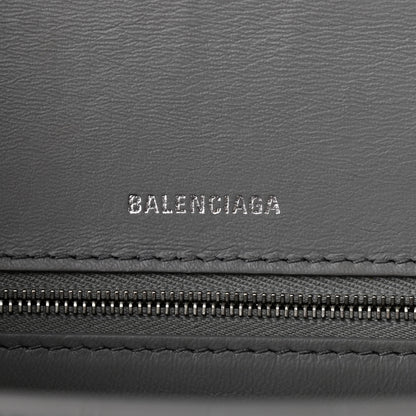 Balenciaga Shiny Calfskin Crocodile Embossed Medium Hourglass Top Handle Bag Balenciaga Grey 6 of 17