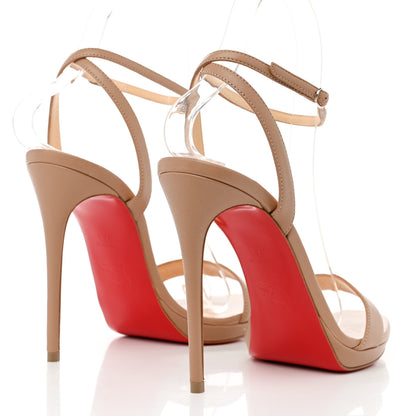 Christian Louboutin Nappa Loubi Queen 120 Pumps 37.5 Nude 4 of 8