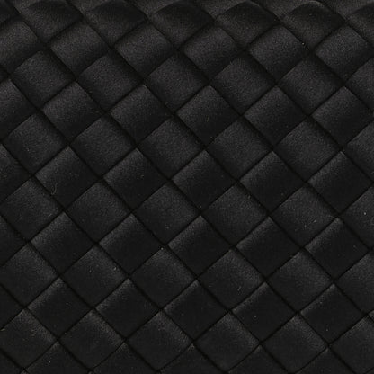 Bottega Veneta Satin Intreccio Impero Ayers Knot Clutch Black 7 of 10
