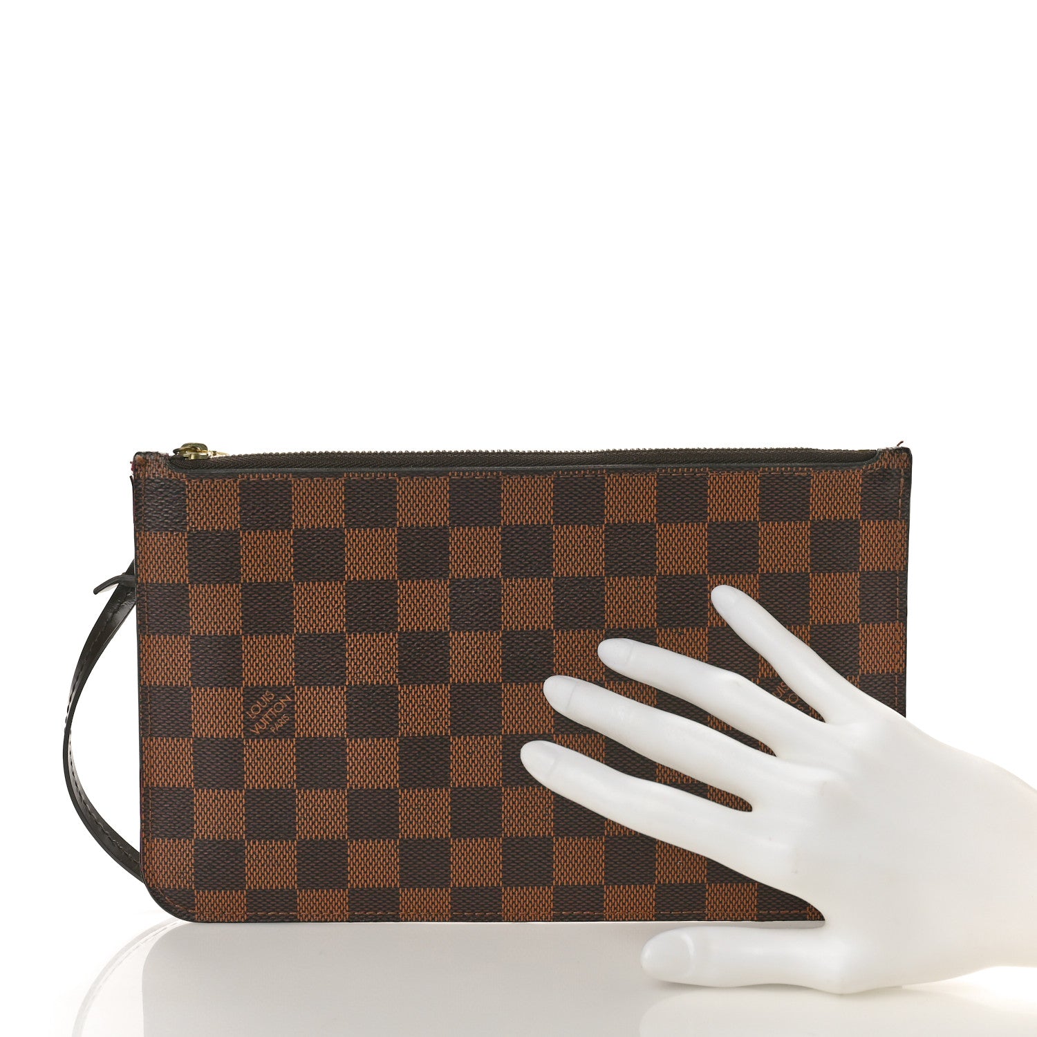 Louis Vuitton Damier Ebene Neverfull MM GM Pochette 2 of 10