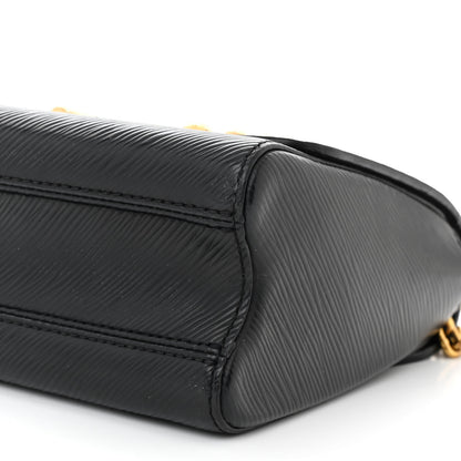 Louis Vuitton Epi Studded Sol Twist Shoulder Bag MM Black 9 of 11