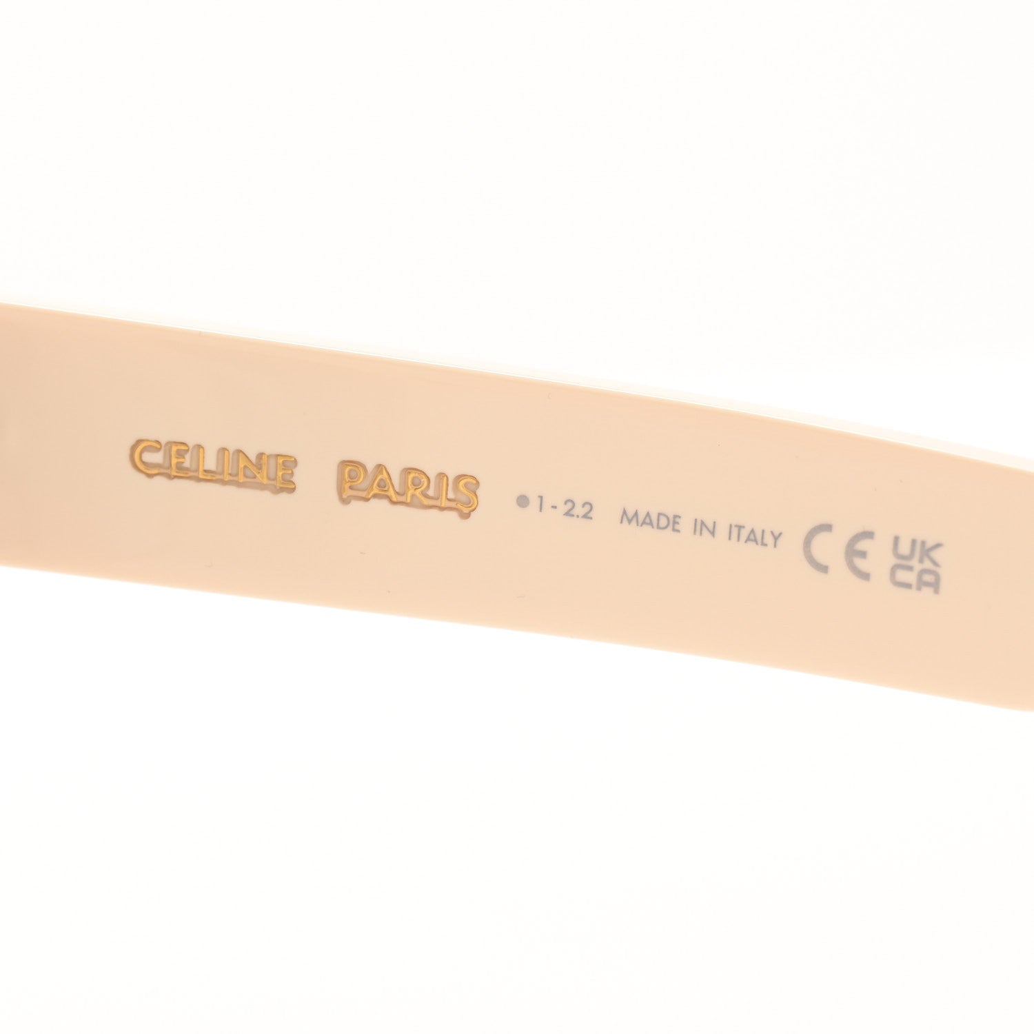 Celine Acetate Sunglasses CL40239F Ivory 5 of 7
