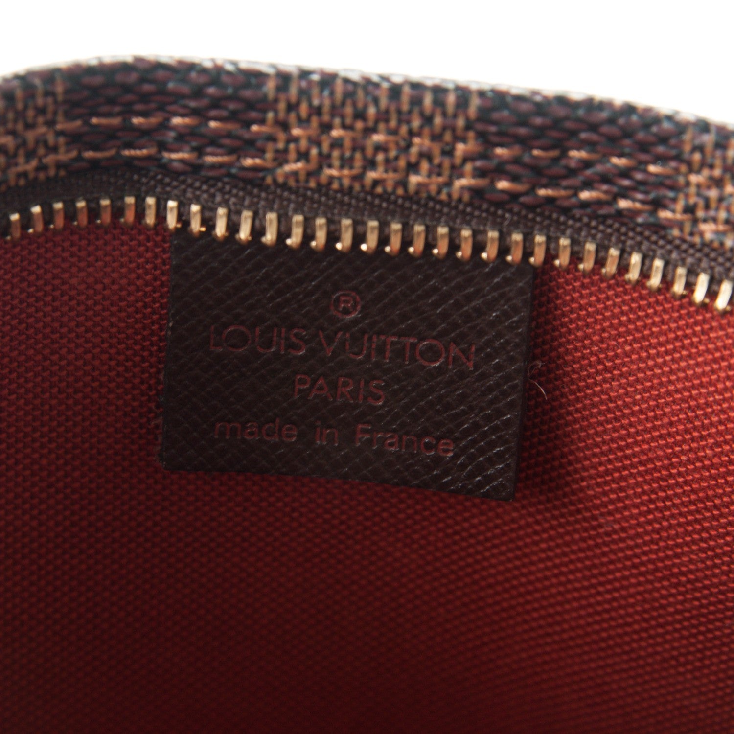 Louis Vuitton Damier Ebene Trousse Make Up Bag Pochette 6 of 7