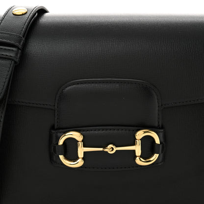 Gucci Azalea Calfskin Horsebit 1955 Shoulder Bag Black 8 of 11