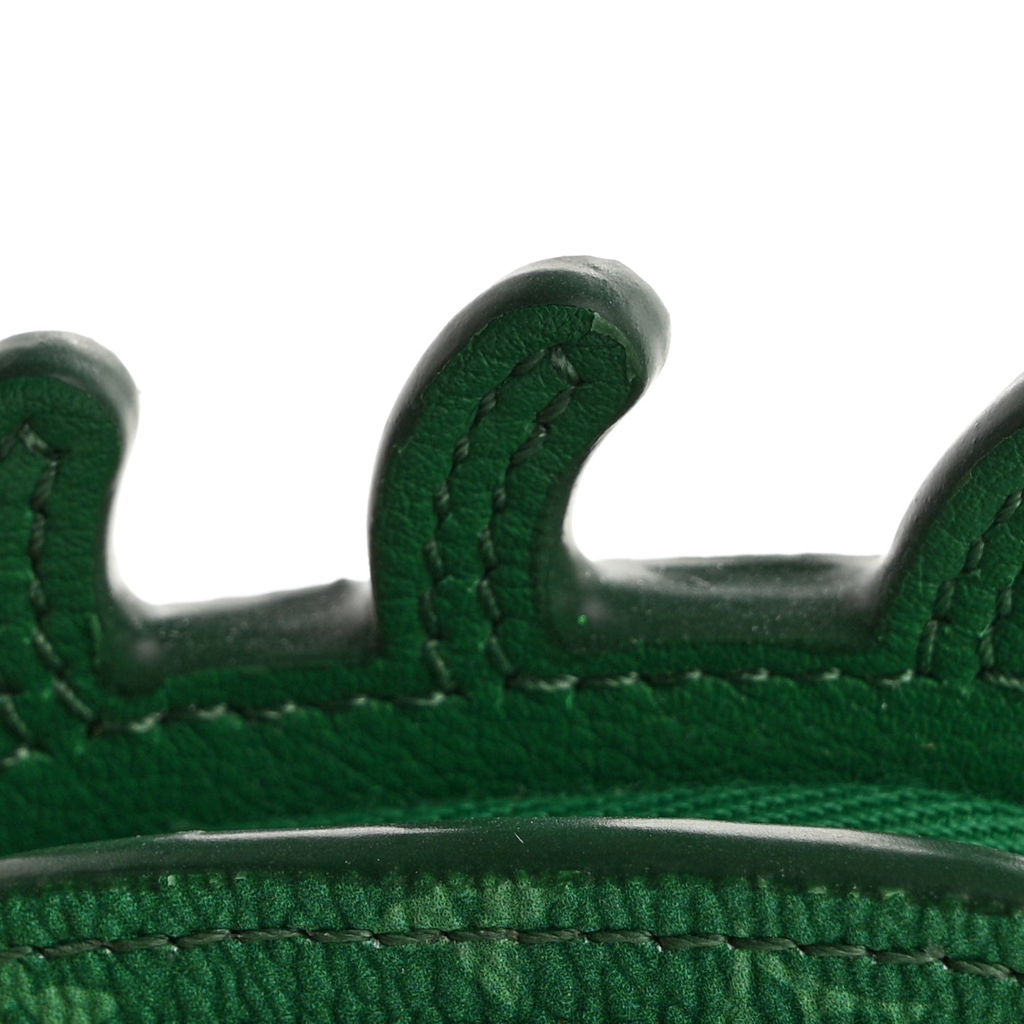 Monogram Crab Bag Charm Green