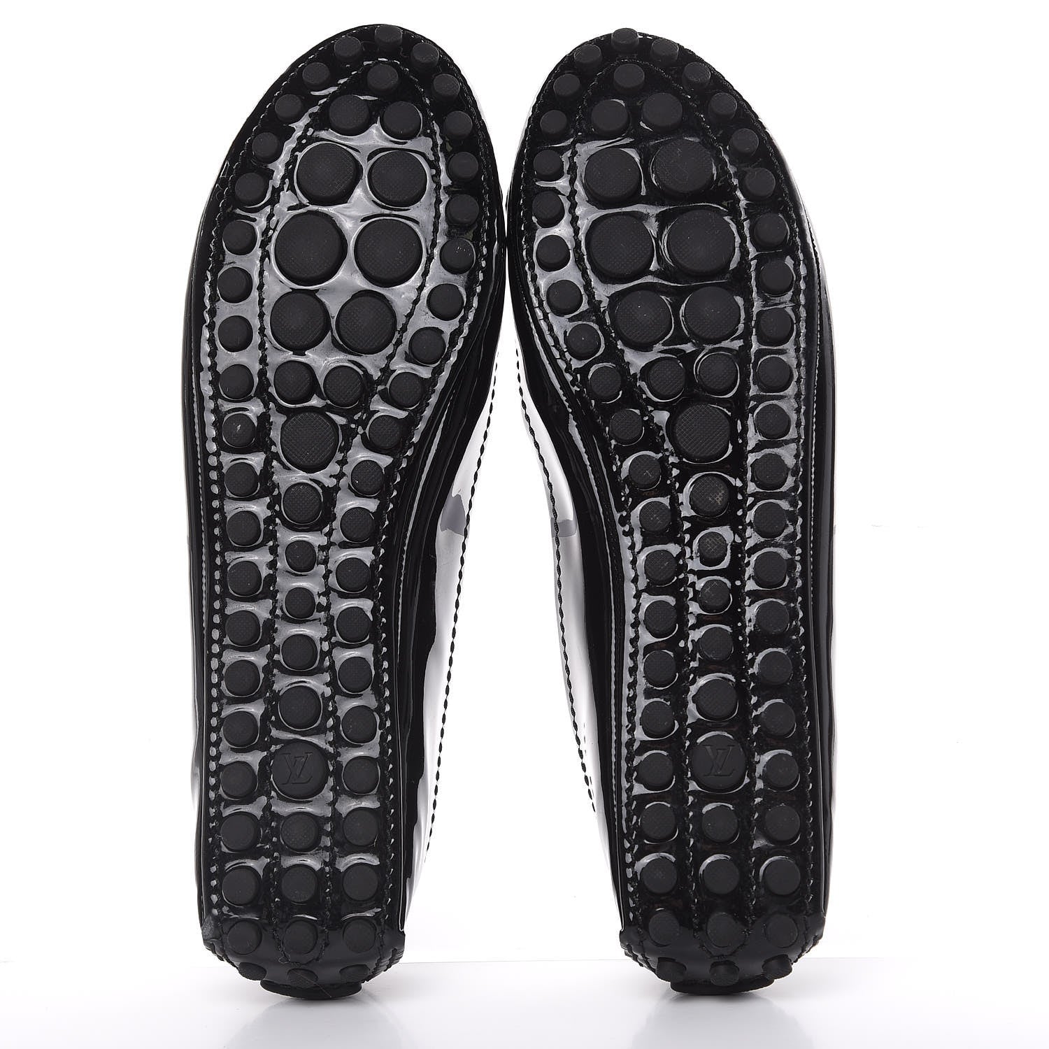 Louis Vuitton Patent Calfskin Oxford Ballerina Flats 38.5 Black 5 of 10