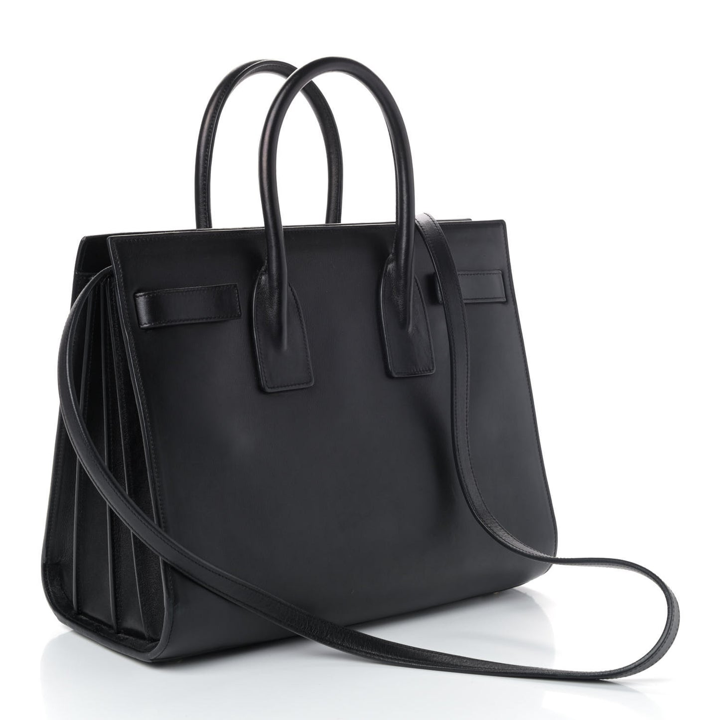Calfskin Small Sac De Jour Black